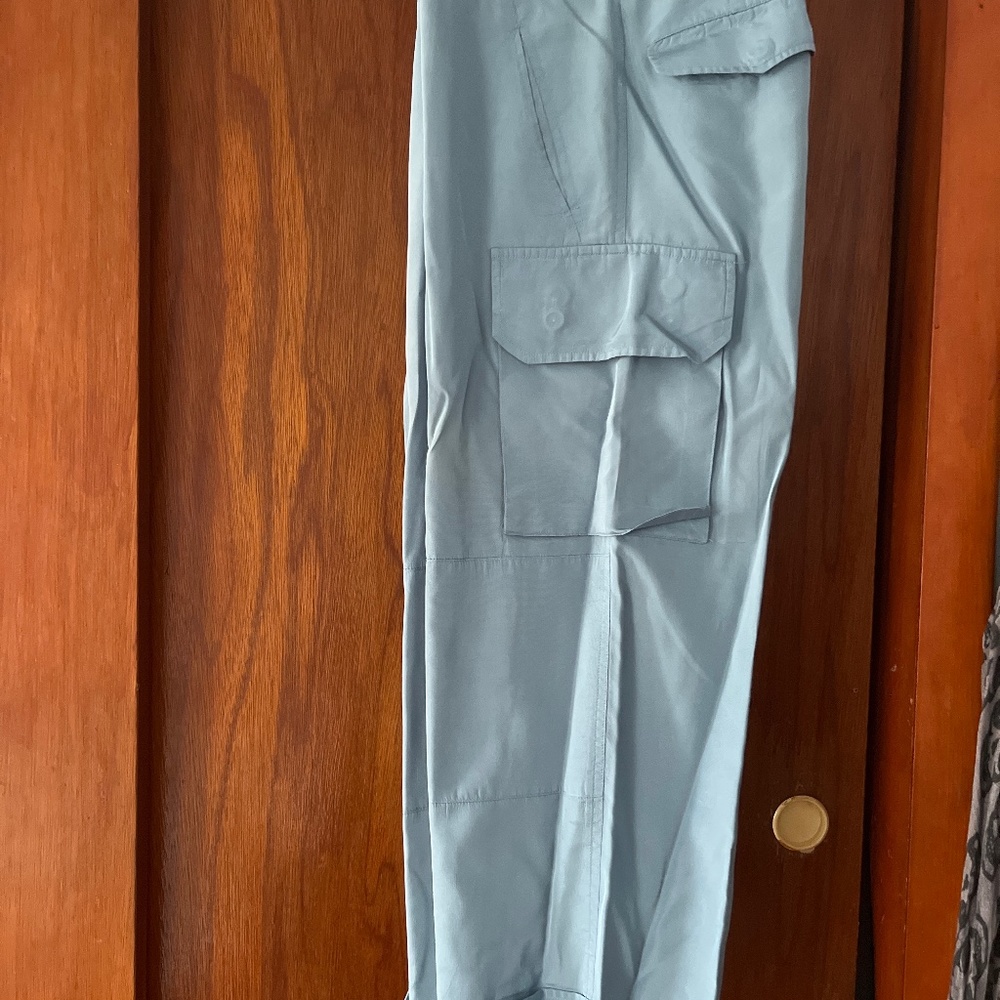 Ralph Lauren Purple Label blue crop cargo pant.